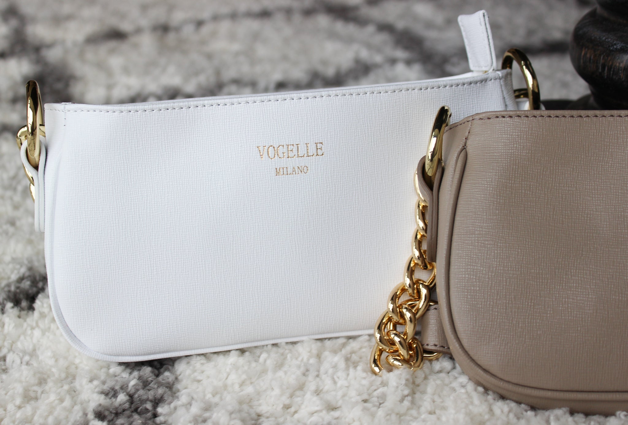 White Shoulder Bag - Winter Whites – Vogelle