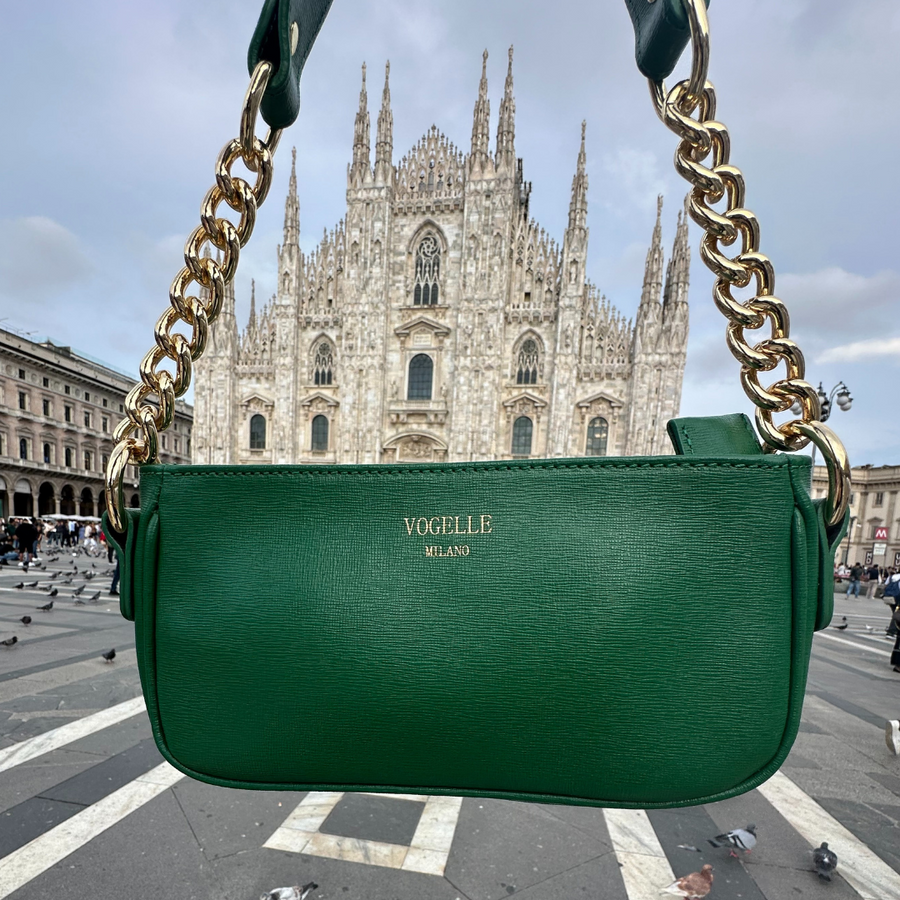 Chain Shoulder Bag - Green PRE-ORDER