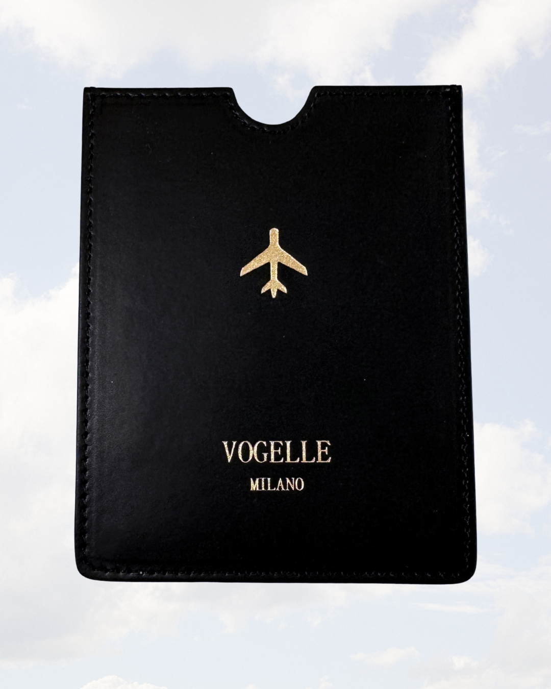 Jet Black Passport Cover