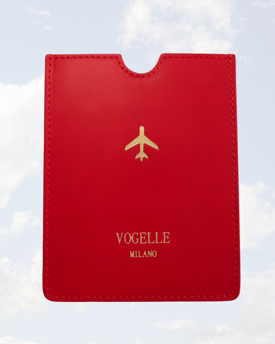 Vespa Red Passport Cover