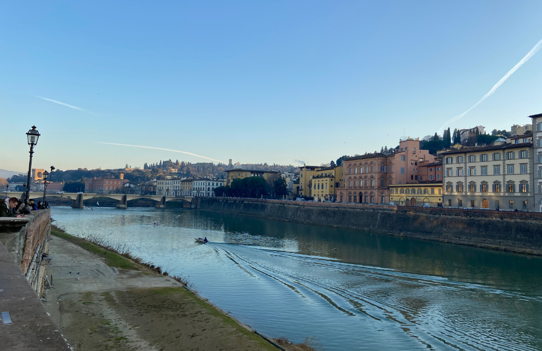 Sunset from Ponte Vecchio