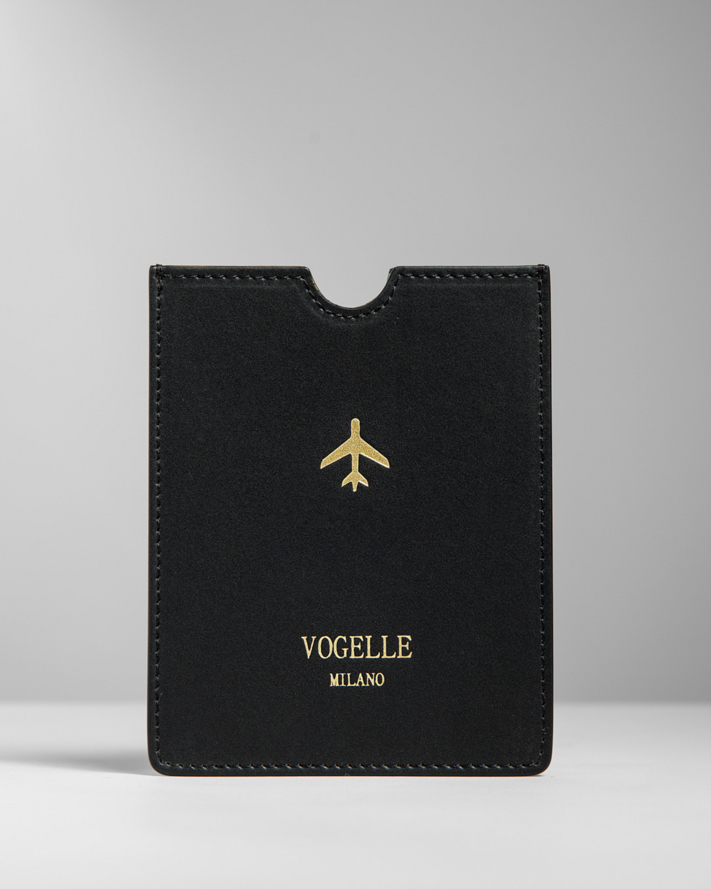 Black Passport Cover Leather
